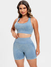Scoop Neck Wide Strap Active Set