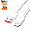 1pc 2 Meter 6A 66W USB Type-c Super Fast Charge Cable Other Consumer Electronics