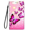 Etui Flip Leather Phone Cases For Samsung Galaxy S22 Ultra S21 Plus S20 FE S10 S9 S8 S7 Luxury Flower Pattern Wallet Cover Etui