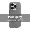Magnetic ALCANTARA Case for iPhone 15 Pro Max 14 13 12 mini Luxury Artificial Leather Supercar Suede Phone Cases Cover