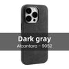 Magnetic ALCANTARA Case for iPhone 15 Pro Max 14 13 12 mini Luxury Artificial Leather Supercar Suede Phone Cases Cover
