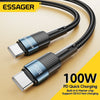 Essager 100W USB C to USB C Cable - Fast Charging Cord