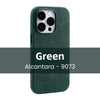 Magnetic ALCANTARA Case for iPhone 15 Pro Max 14 13 12 mini Luxury Artificial Leather Supercar Suede Phone Cases Cover