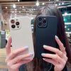 Phone Case For IPhone X XR XS 11 12 13 14 Pro Max 7 8 Plus Contracted Pure Color Shockproof Liquid Silicone Soft Back Cover