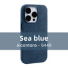 Magnetic ALCANTARA Case for iPhone 15 Pro Max 14 13 12 mini Luxury Artificial Leather Supercar Suede Phone Cases Cover
