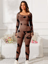Long Sleeve Active Jumpsuit